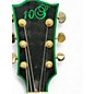 Used 10s LP Style Green Solid Body Electric Guitar