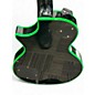 Used 10s LP Style Green Solid Body Electric Guitar