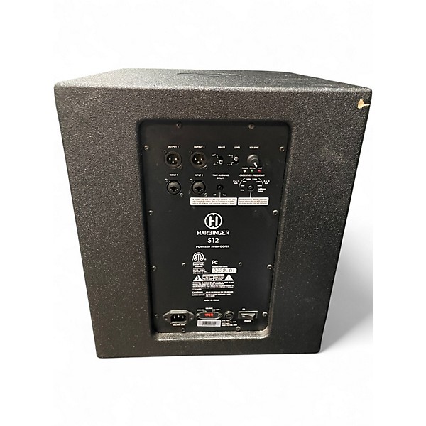 Used Harbinger S12 Powered Subwoofer