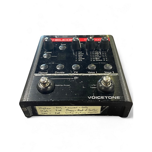 Used TC Helicon VOICETONE HARMONY G Effect Pedal