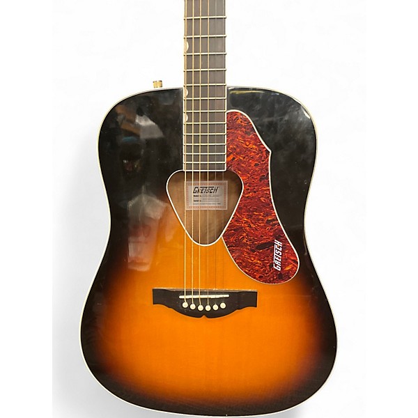 Used Gretsch Guitars G5024E Rancher Sunburst Acoustic Electric Guitar