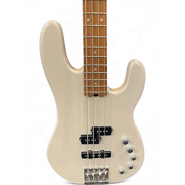 Used Charvel Pro Mod San Dimas PJ IV Pearl White Electric Bass Guitar