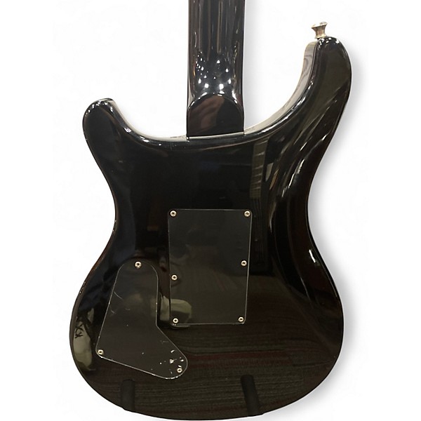Used PRS SE Custom 24 Trans Black Solid Body Electric Guitar
