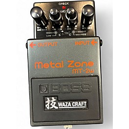 Used BOSS MT2W Metal Zone Waza Craft Effect Pedal