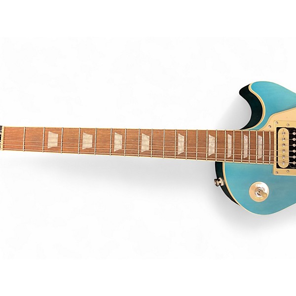 Used Epiphone Les Paul Traditional Pro IV Blue Solid Body Electric Guitar
