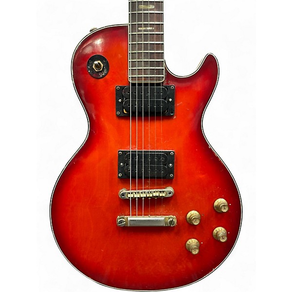 Vintage 1970s Univox DOUBLE CUTAWAY Red Solid Body Electric Guitar