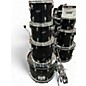 Used Ludwig 4 Piece Accent Black Drum Kit thumbnail
