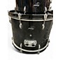 Used Ludwig 4 Piece Accent Black Drum Kit