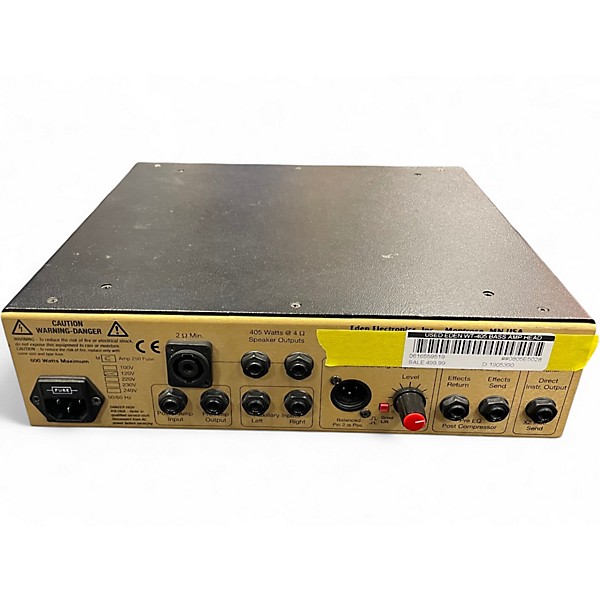 Used Eden WT-405 Bass Amp Head