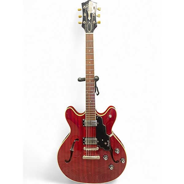 Used Guild Starfire IV Newark St Collection Cherry Hollow Body Electric Guitar