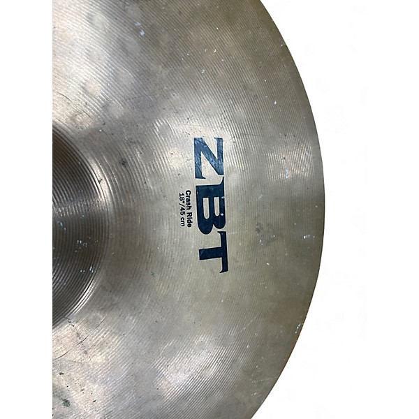 Used Zildjian 18in ZBT Crash Ride Cymbal