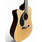 Used Fender CD60SCE LH Natural Acoustic Electric Guitar
