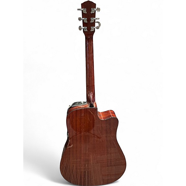 Used Fender CD60SCE LH Natural Acoustic Electric Guitar