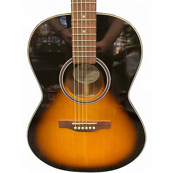 Used Simon & Patrick Woodland Pro Folk 2 Tone Sunburst Acoustic Guitar