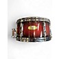 Used Pearl 13X6.5 Masterworks Custom Snare Candy Red Burst Drum thumbnail