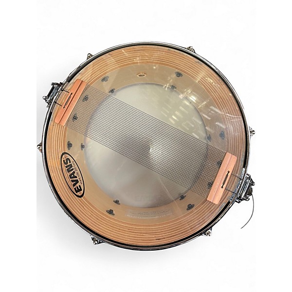 Used Pearl 13X6.5 Masterworks Custom Snare Candy Red Burst Drum