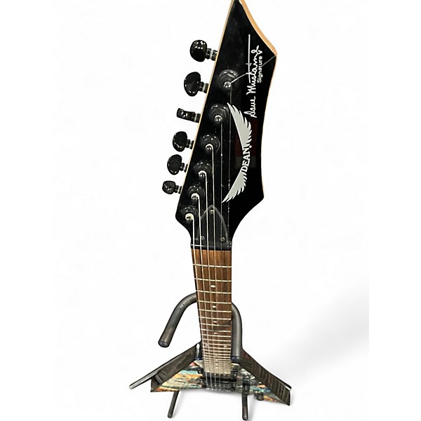 Used Dean Dave Mustaine Signature V United Abomination Custom Graphic Solid Body Electric Guitar