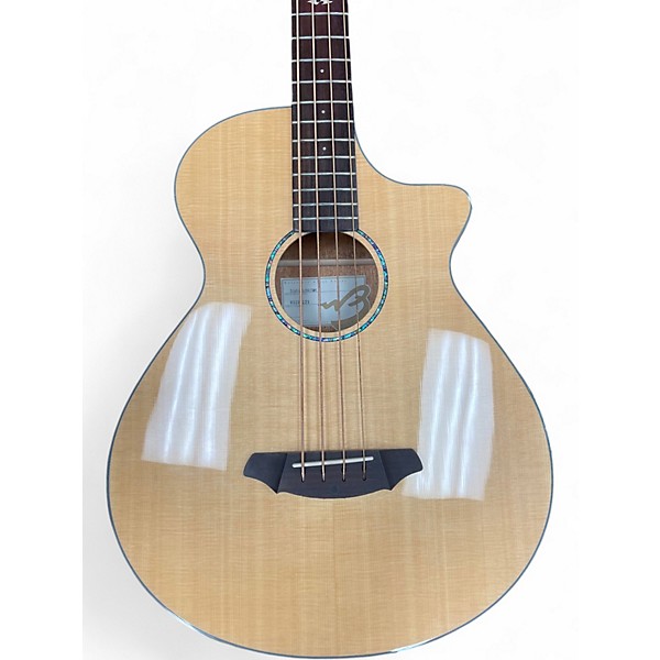 Used Breedlove Atlas Studio BJ350/SME4 Natural Acoustic Bass Guitar