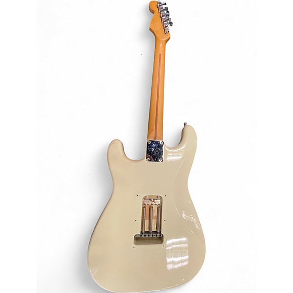 Used Fender Standard Stratocaster Cream Solid Body Electric Guitar