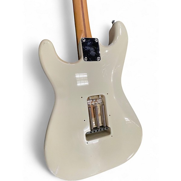 Used Fender Standard Stratocaster Cream Solid Body Electric Guitar