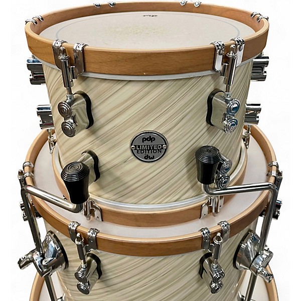 Used PDP by DW 3 Piece Concept Series Antique Ivory Drum Kit