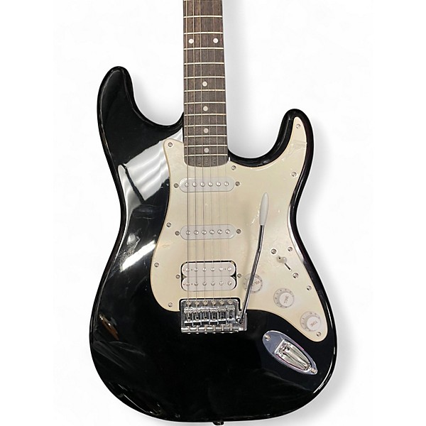 Used Squier Affinity Stratocaster Black Solid Body Electric Guitar