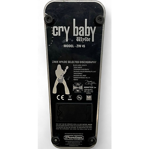 Used Dunlop crybaby wylde Effect Pedal