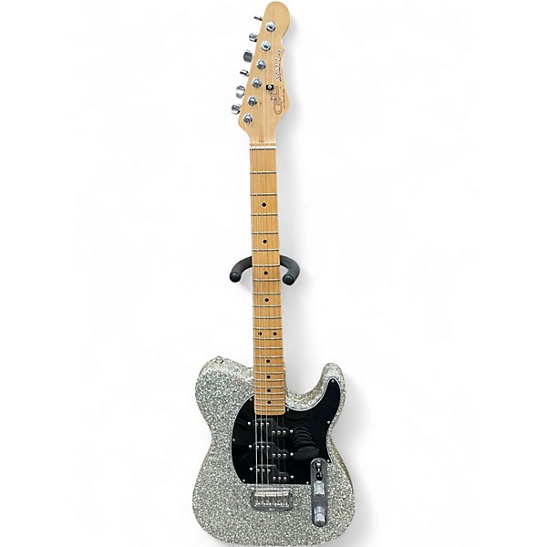 Used G&L ASAT Z3 Silver Sparkle Solid Body Electric Guitar