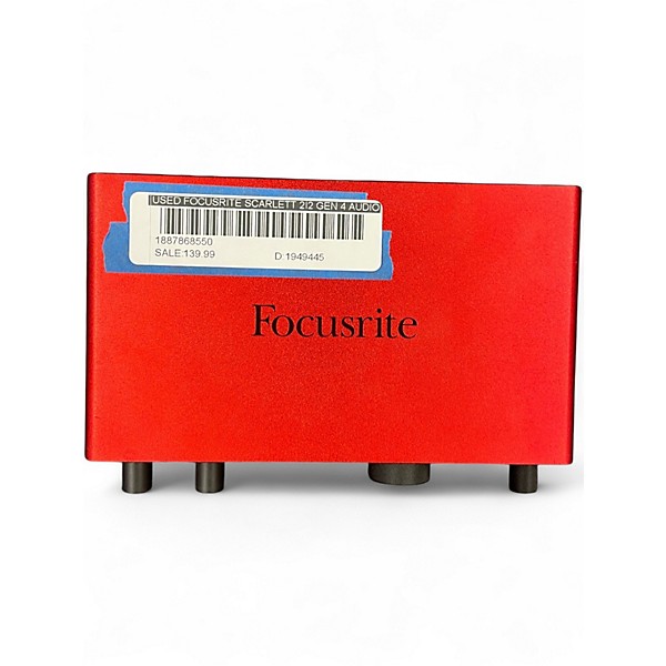 Used Focusrite Scarlett 2i2 Gen 4 Audio Interface