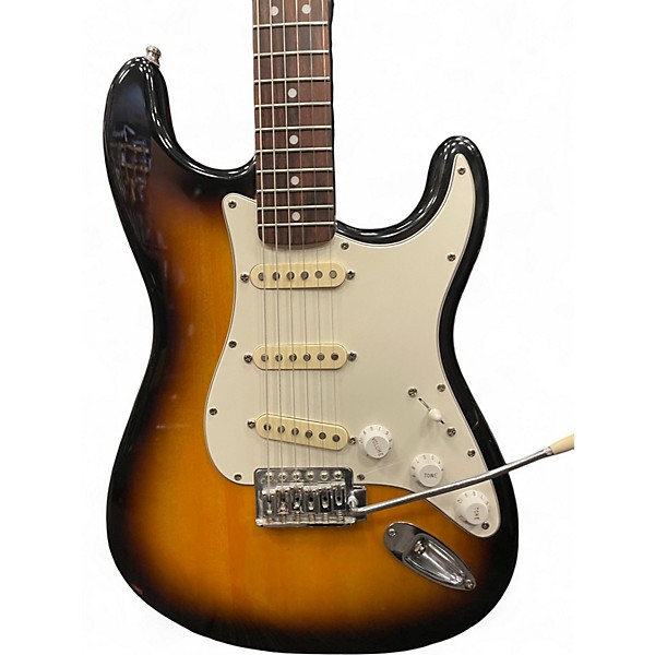 Used Squier Affinity Stratocaster 2 Color Sunburst Solid Body Electric Guitar