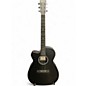 Used Martin x series omc-x1 Left Handed Flat Black Acoustic Electric Guitar thumbnail