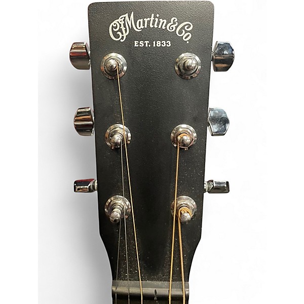 Used Martin x series omc-x1 Left Handed Flat Black Acoustic Electric Guitar