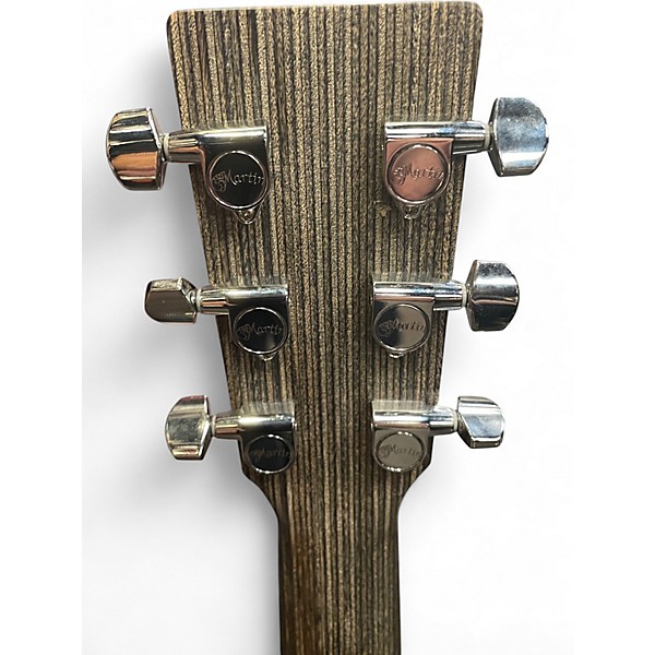 Used Martin x series omc-x1 Left Handed Flat Black Acoustic Electric Guitar