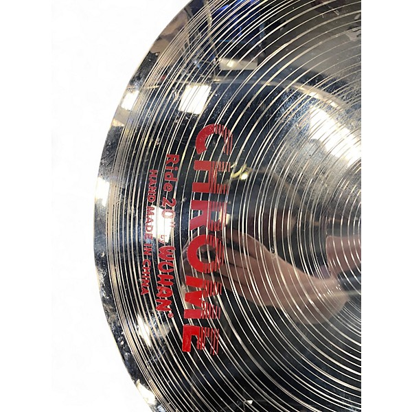 Used Wuhan 20in Chrome Ride Cymbal