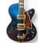 Used D'Angelico DLX 175 Purple Hollow Body Electric Guitar