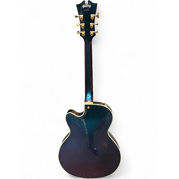 Used D'Angelico DLX 175 Purple Hollow Body Electric Guitar