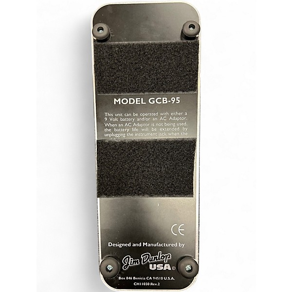 Used Dunlop GCB95 Original Crybaby Wah Effect Pedal