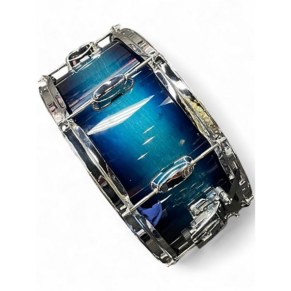 Used TAMA 14X5.5 Superstar Snare Blue Burst Drum