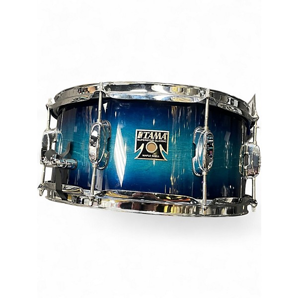 Used TAMA 14X5.5 Superstar Snare Blue Burst Drum