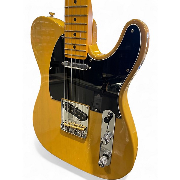 Used Fender American Professional II Telecaster Butterscotch Blonde Solid Body Electric Guitar