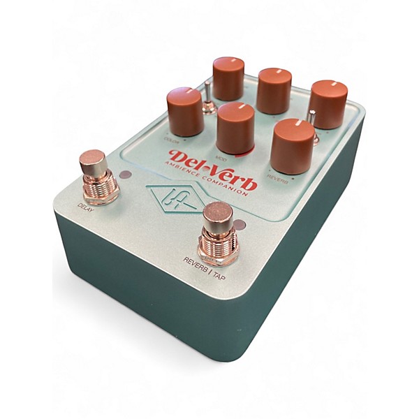 Used Universal Audio UAFX Del-Verb Ambience Companion Effects Pedal - Turquoise Effect Pedal