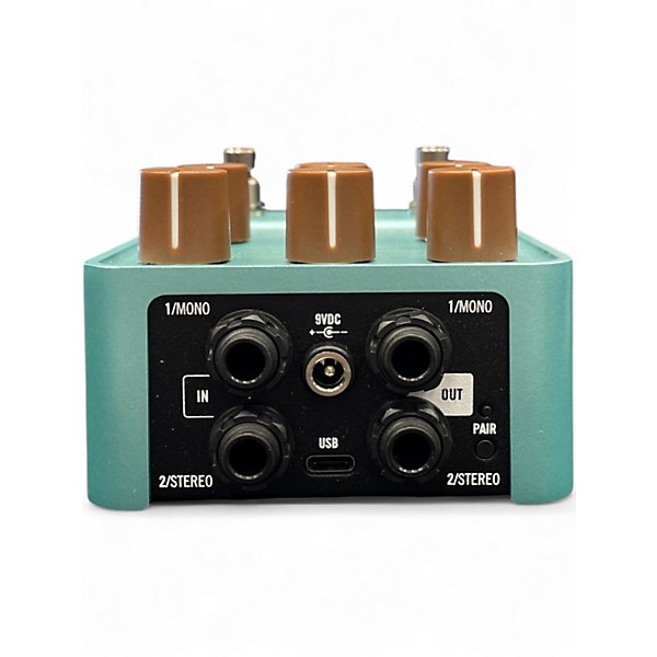 Used Universal Audio UAFX Del-Verb Ambience Companion Effects Pedal - Turquoise Effect Pedal