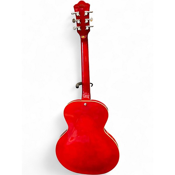 Used Grote JAZZ Red Hollow Body Electric Guitar