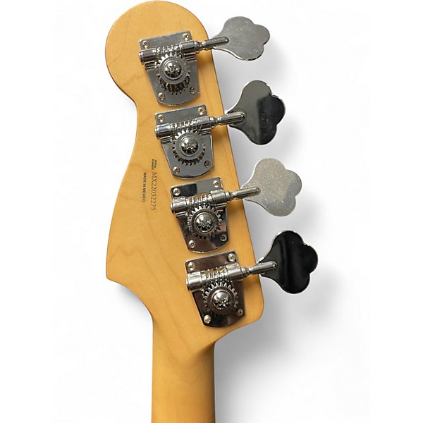 Used Fender 75th Anniversary Precession Bass Metallic Silver Electric Bass Guitar
