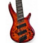Used Ibanez Bass Workshop SRMS806 Multi-Scale Trans Orange Electric Bass Guitar