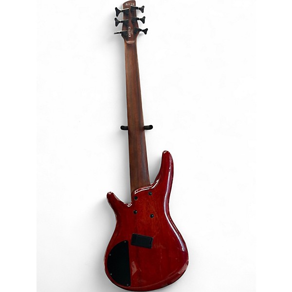 Used Ibanez Bass Workshop SRMS806 Multi-Scale Trans Orange Electric Bass Guitar