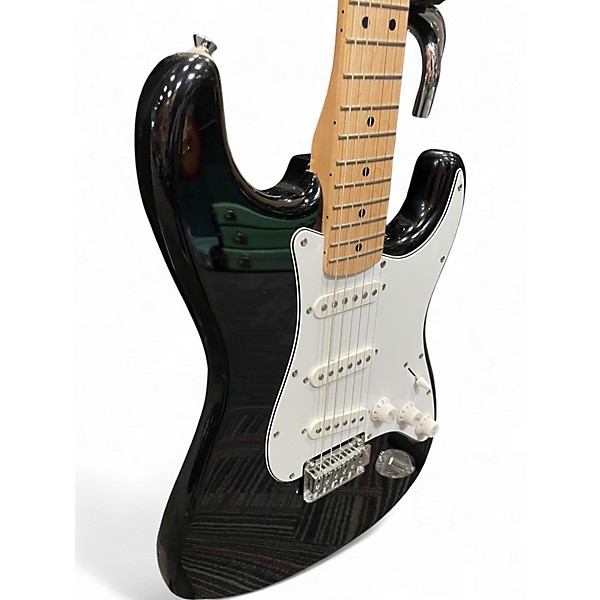 Used Squier Affinity Stratocaster Black Solid Body Electric Guitar