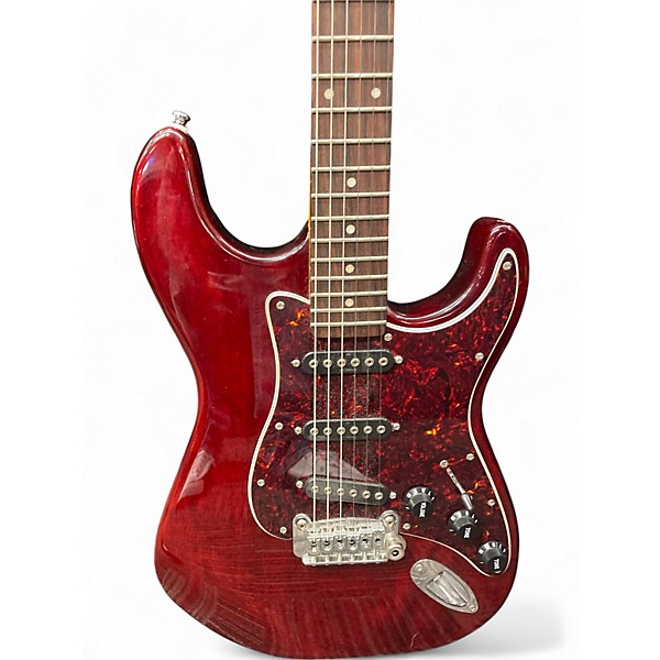Used G&L S-500 Red Solid Body Electric Guitar