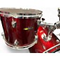 Used Sound Percussion Labs 5 Piece Drum Kit Metallic Red Drum Kit