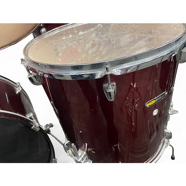 Used Sound Percussion Labs 5 Piece Drum Kit Metallic Red Drum Kit